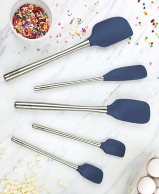5-Pc. Flex-Core Stainless Steel-Handle Spatula Set