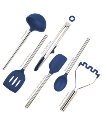 6-Pc. Silicone-Head Kitchen Utensil Set