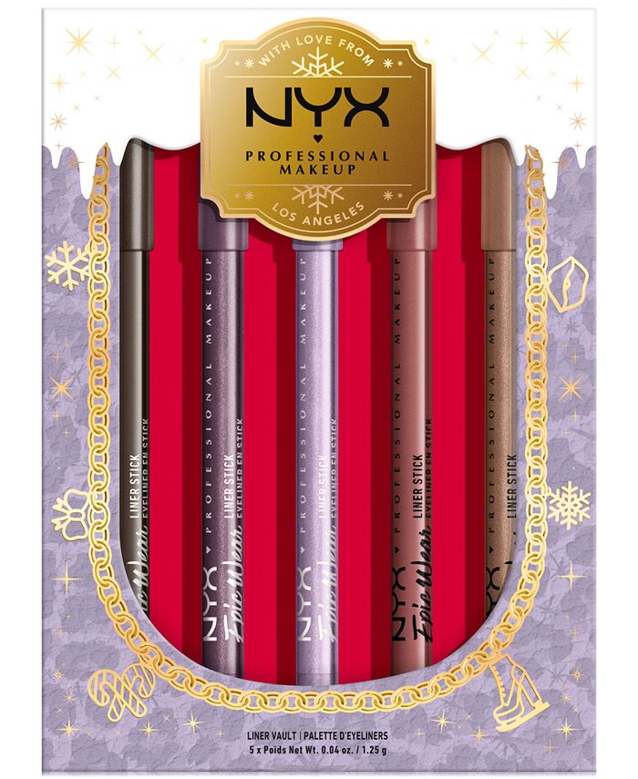 NYX Professional Makeup - 5-Pc. Mrs. Claus Epic Liner Stick Set