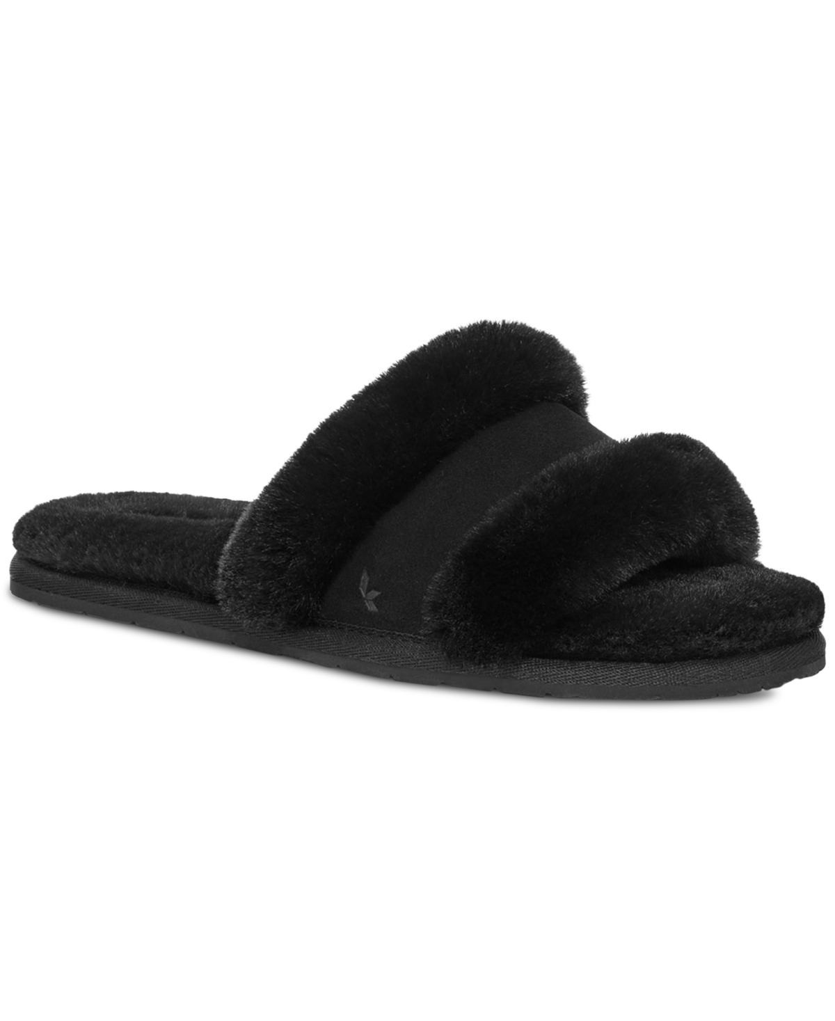 Koolaburra By Ugg Women's Milo Peep-toe Slip On Sandals In Black