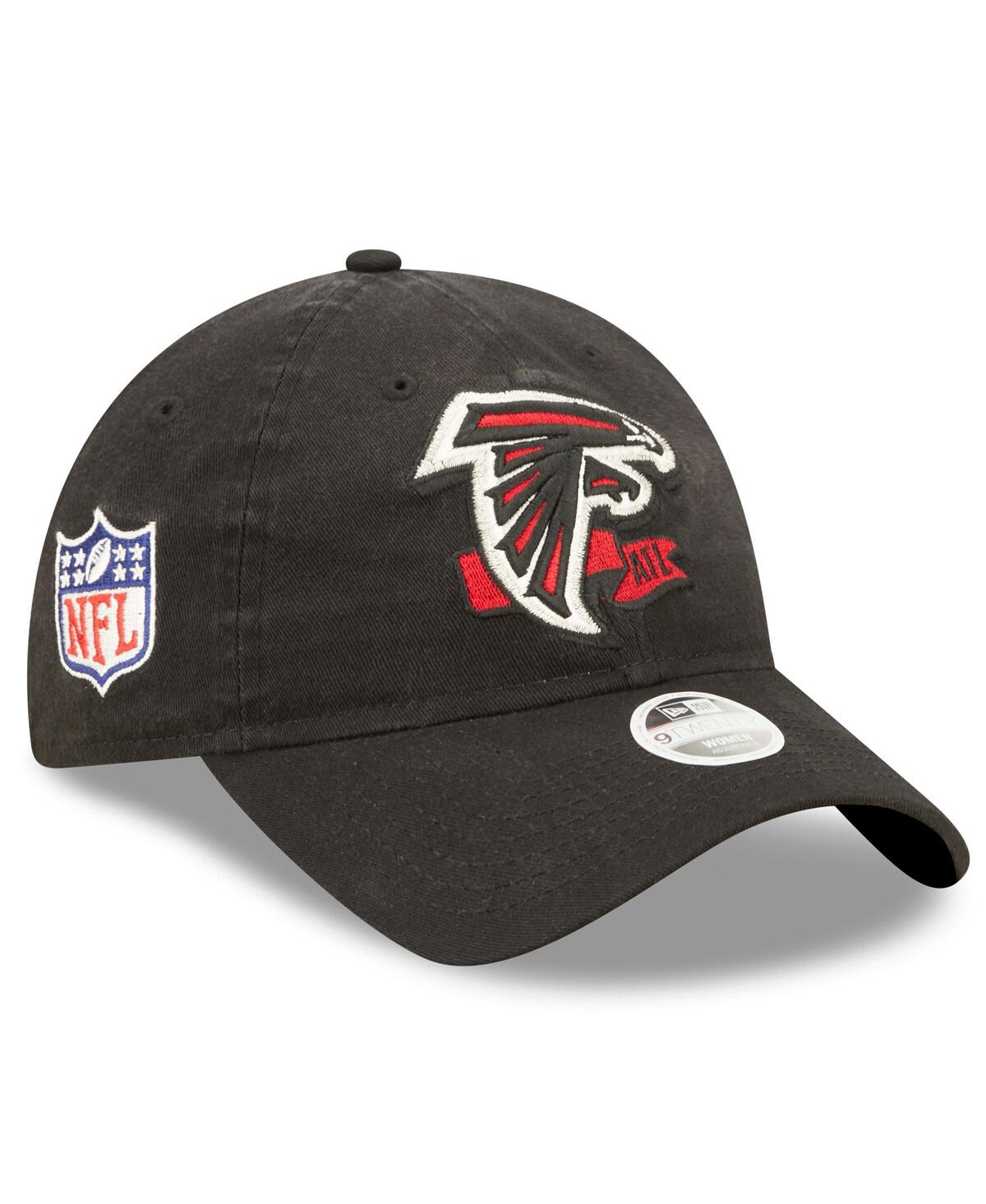 Shop New Era Women's  Black Atlanta Falcons 2022 Sideline Adjustable 9twenty Hat