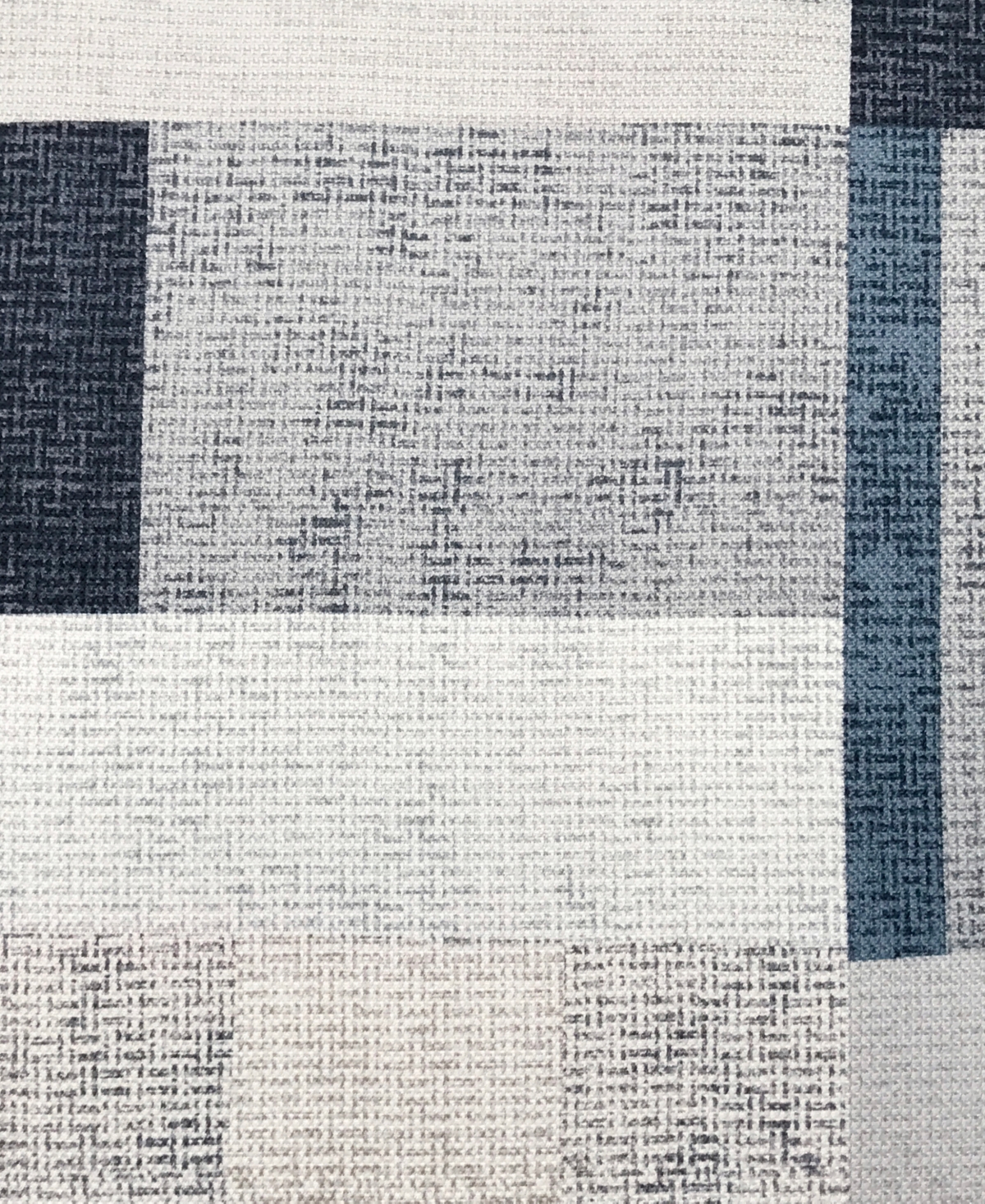Valerie Blockade Geometric Blocks Semi-Sheer Grommet Curtain Panel
