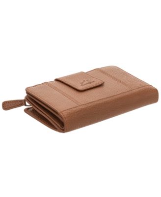Women's Pebbled Collection RFID Secure Clutch Wallet