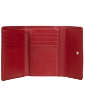 Women's Basket Weave Collection RFID Secure Mini Clutch Wallet