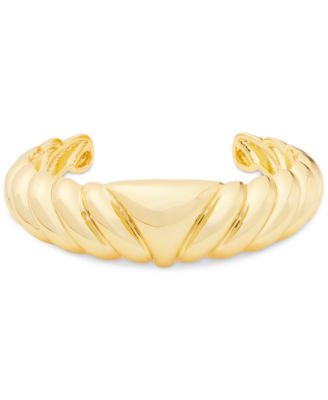 kate spade new york - Gold-Tone French Twist Cuff Bracelet