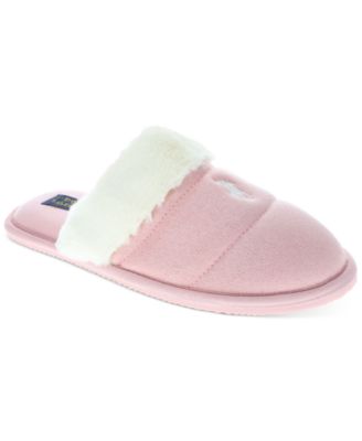 Macy's polo slippers best sale