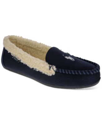 Polo Ralph Lauren - Women's Declan Fleece-Lined Microsuede Moccasins
