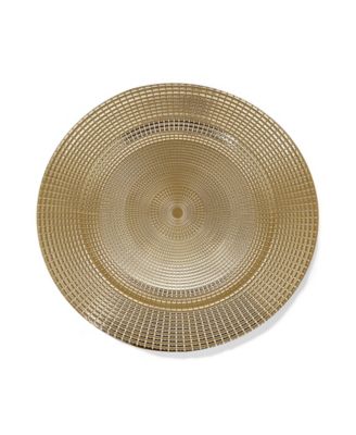 Viatrix Charger Plates 13" Electroplated Set, 4 Pieces