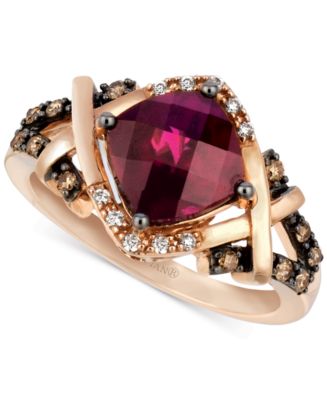 Le Vian® Raspberry Rhodolite (2-1/2 ct. t.w.) & Diamond (1/5 ct. t.w ...
