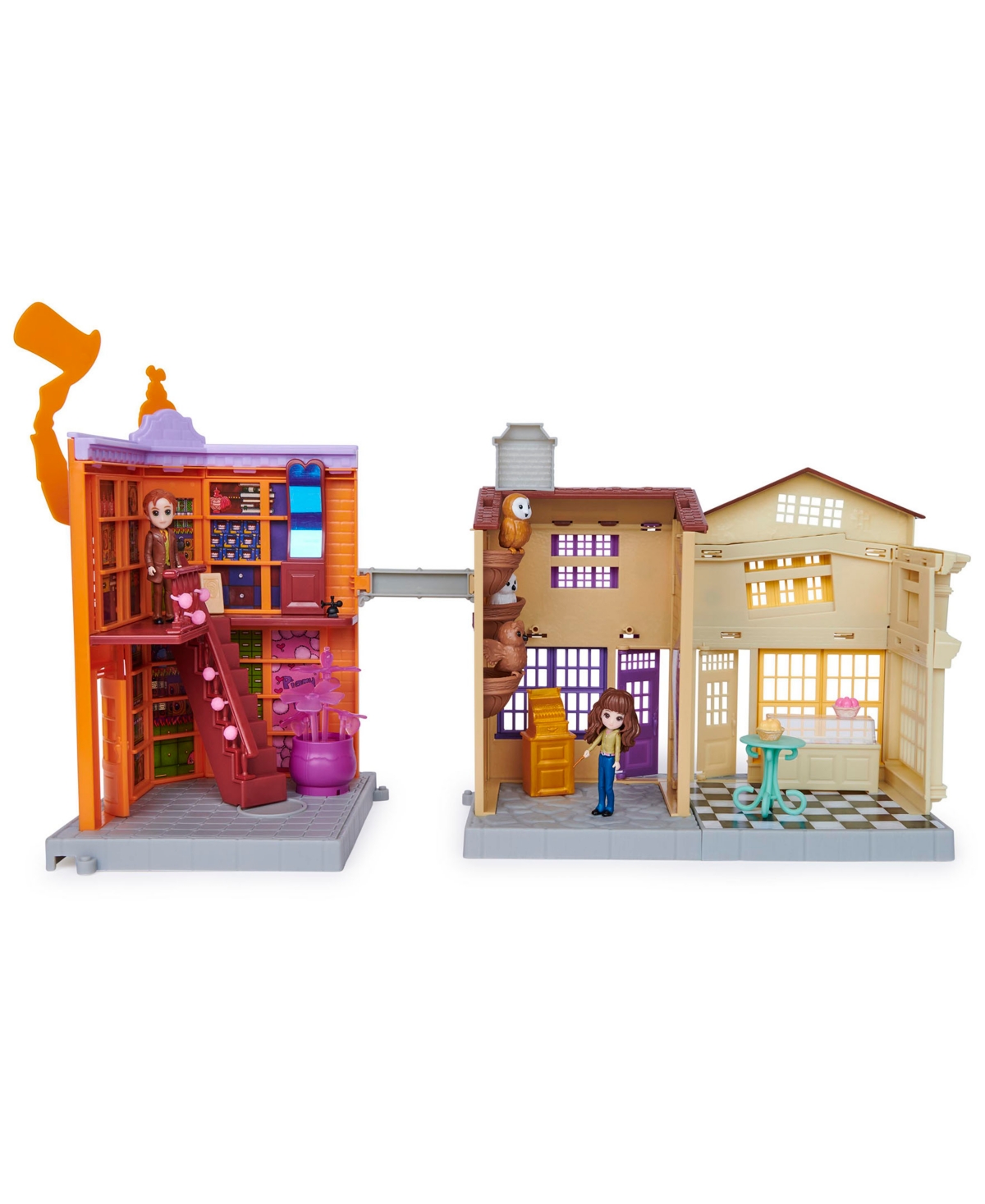 Wizarding World Kids' Harry Potter, Magical Minis Diagon Alley 3-in-1 Playset In Multi-color