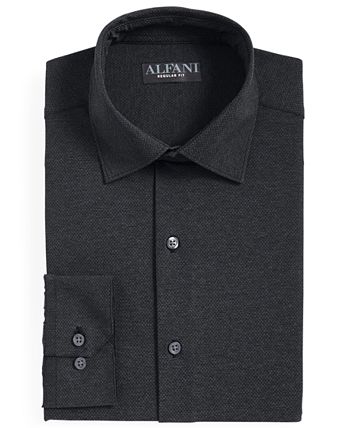 Alfani Men's Regular Fit Travel Ready Solid Dress Shirt, Created for ...