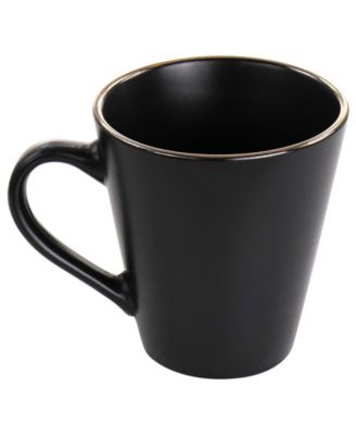 Mateo Gold-Tone Mugs, Set of 6