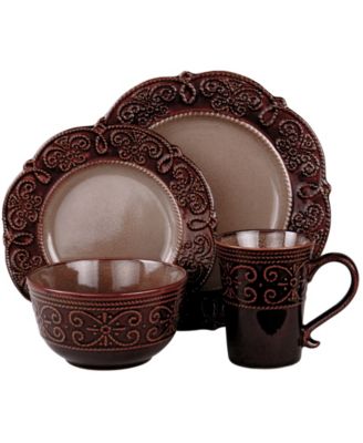 Bonita 16 Pc. Dinnerware Set, Service for 4