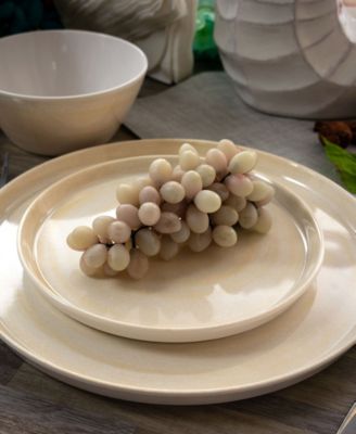 Cold Cream Melamine 12 Pc. Dinnerware Set, Service for 4