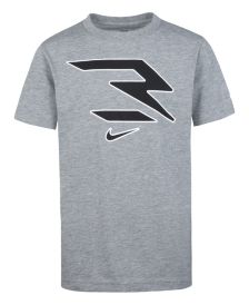 Nike 3BRAND by Russell Wilson Big Boys 8-20 Short Sleeve Gradient Check Tee - L