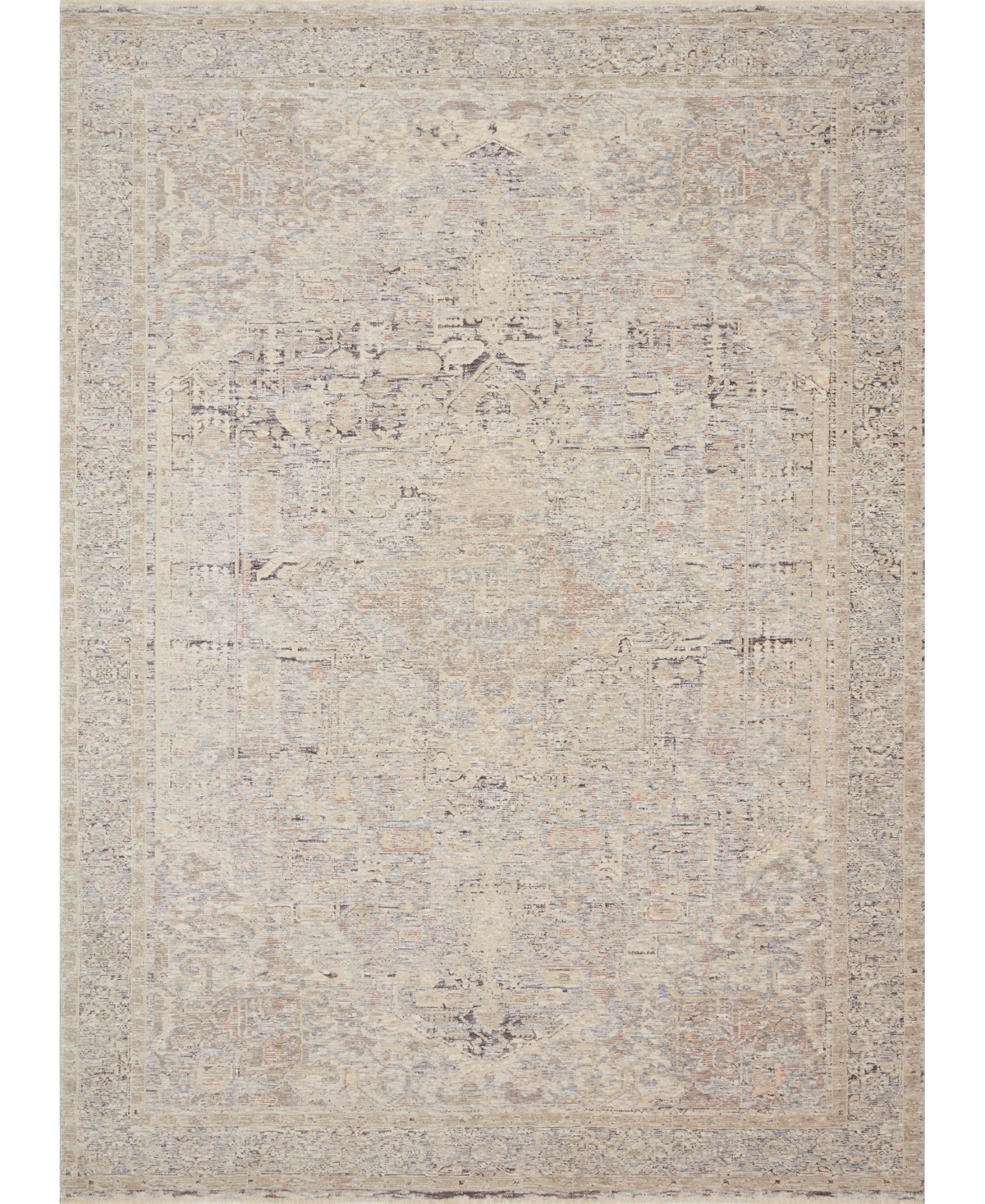 Loloi Faye Fay-04 7'10in x 10' Area Rug - Ivory