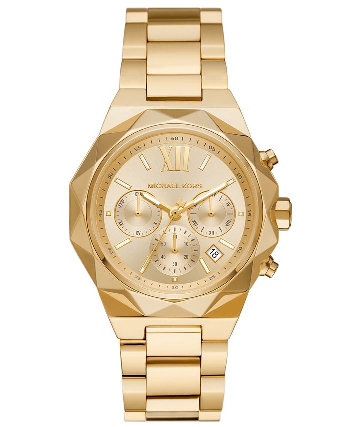 Michael Kors Women's Raquel Chronograph GoldTone Stainless Steel