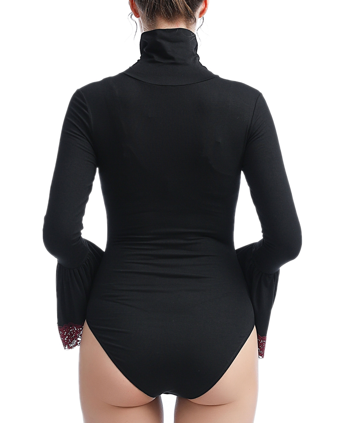 Kimi + Kai Women's Dea Cut Out Bell Sleeve Bodysuit