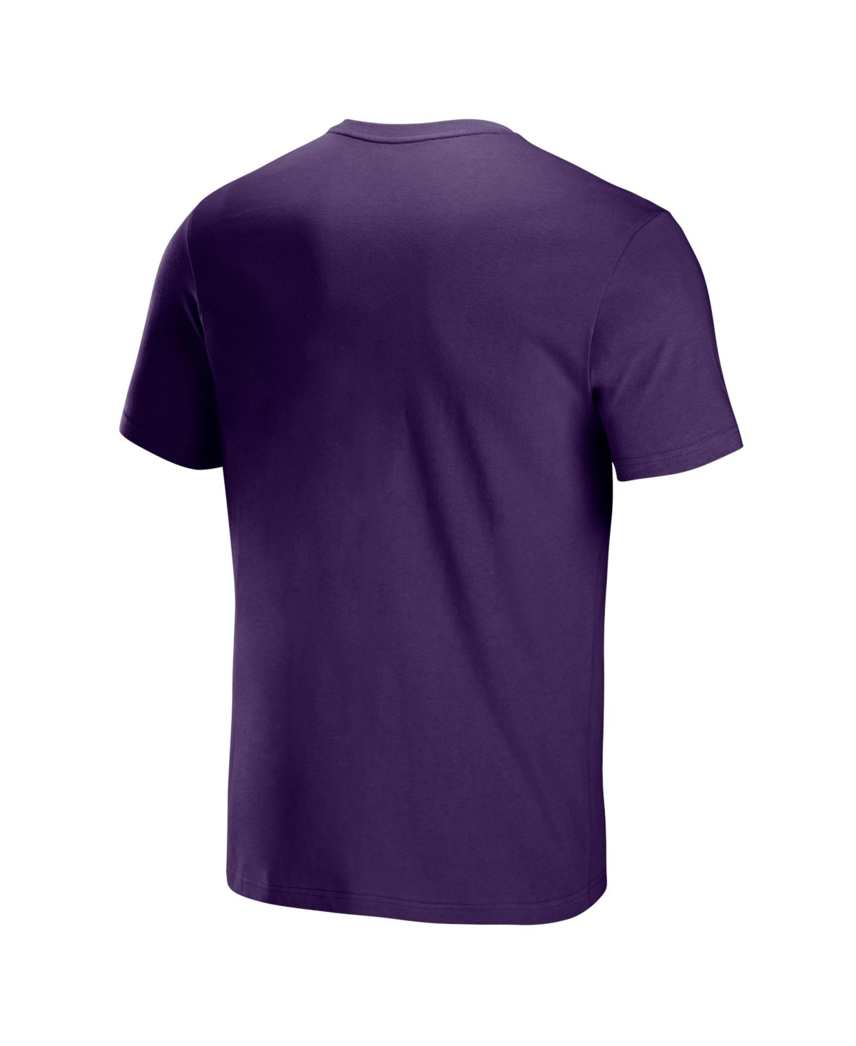 Shop Nfl Properties Men's Nfl X Staple Purple Baltimore Ravens Lockup Logo Short Sleeve T-shirt