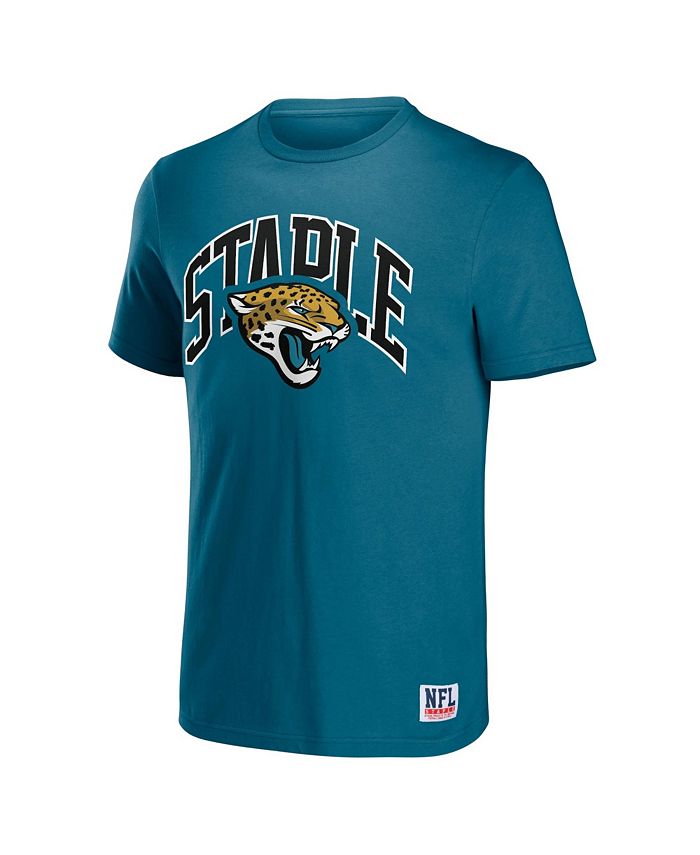 NFL Properties Men's NFL X Staple Teal Jacksonville Jaguars Lockup Logo