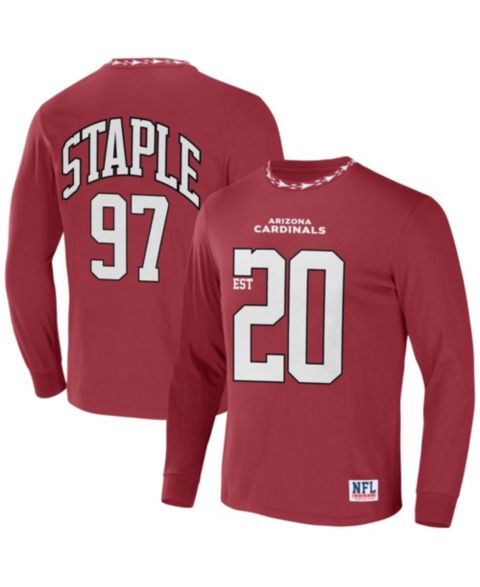 Мужская футболка NFL Properties NFL X Staple Red Arizona Cardinals Core Long Sleeve Jersey Style