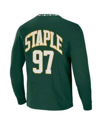Men's NFL X Staple Hunter Green Green Bay Packers Core Long Sleeve Jersey Style T-shirt
