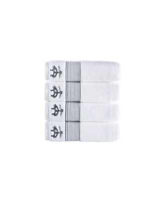 Rope Stripe Border Bath Towels