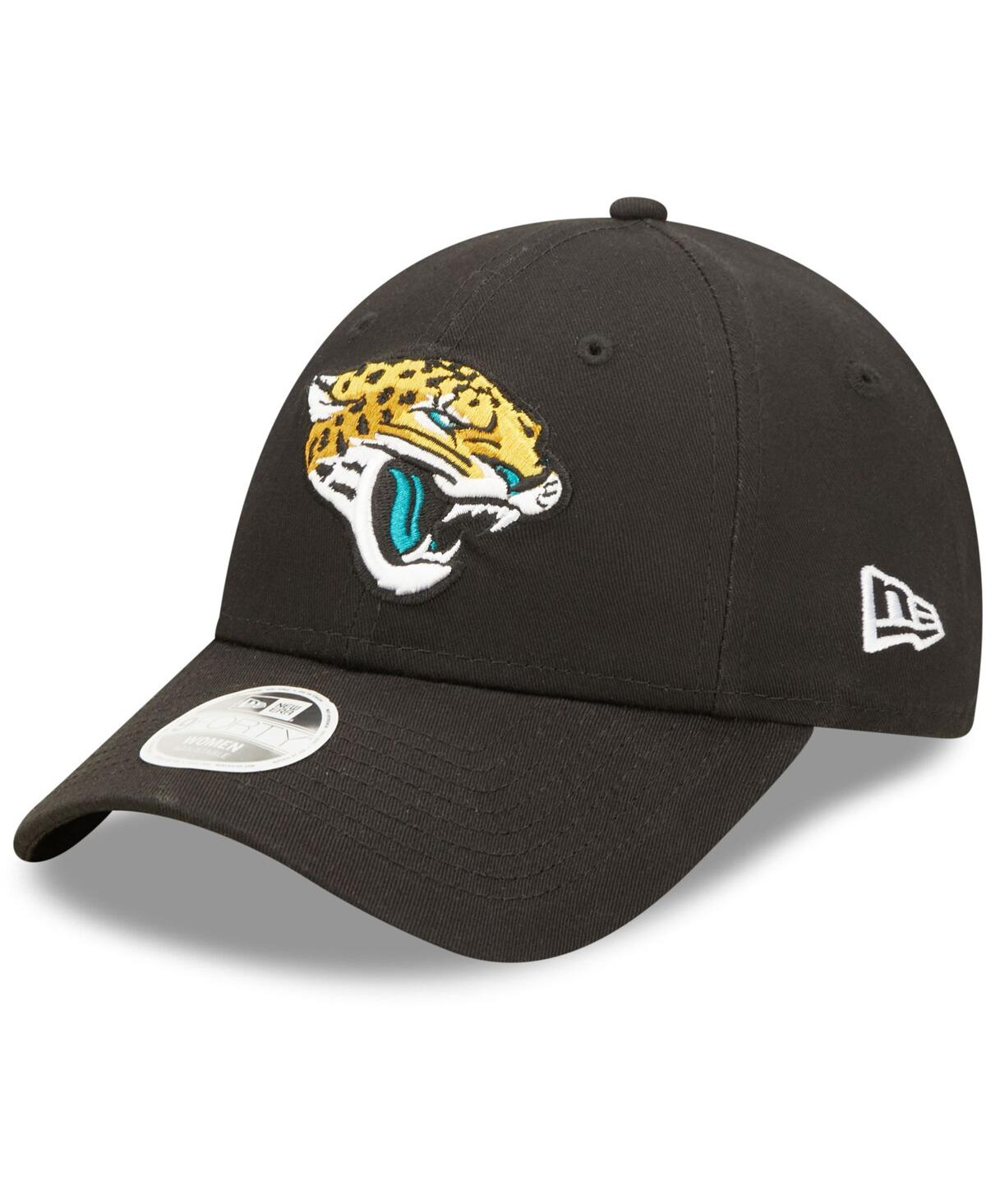 Shop New Era Women's  Black Jacksonville Jaguars Simple 9forty Adjustable Hat