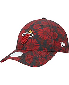 Women's Red Miami Heat Blossom 2.0 9TWENTY Adjustable Hat