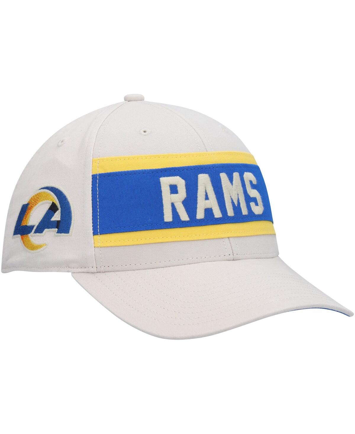Shop 47 Brand Men's '47 Cream Los Angeles Rams Crossroad Mvp Adjustable Hat