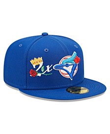 Men's Royal Toronto Blue Jays 2x World Series Champions Crown 59FIFTY Fitted Hat