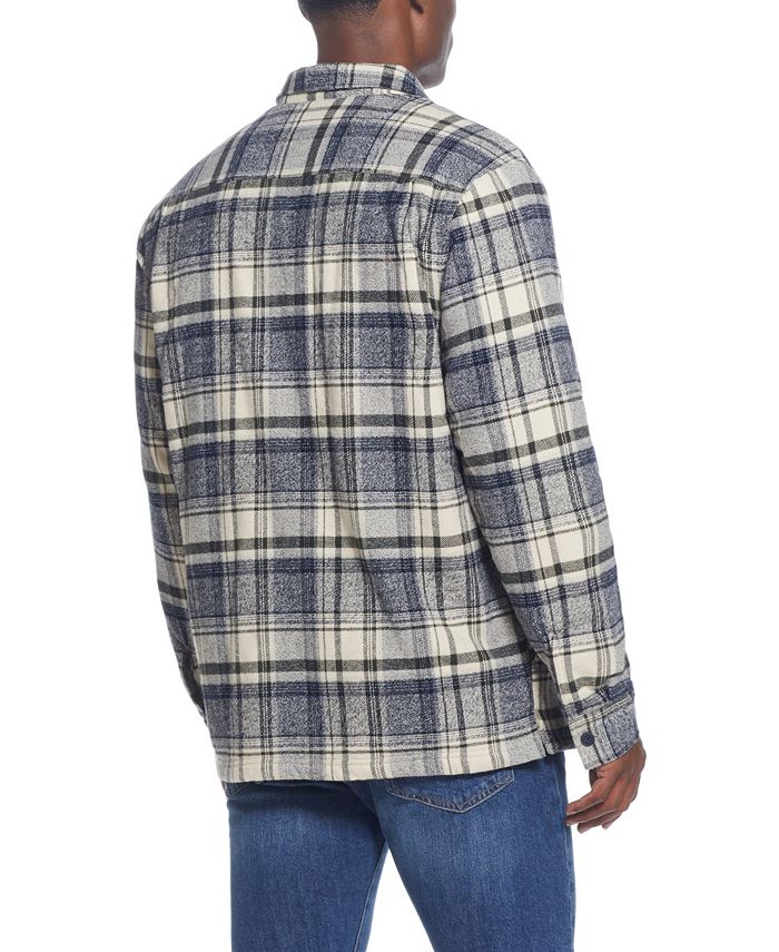 Weatherproof Vintage Men's Sherpa Lining Flannel Shirt Jacket & Reviews