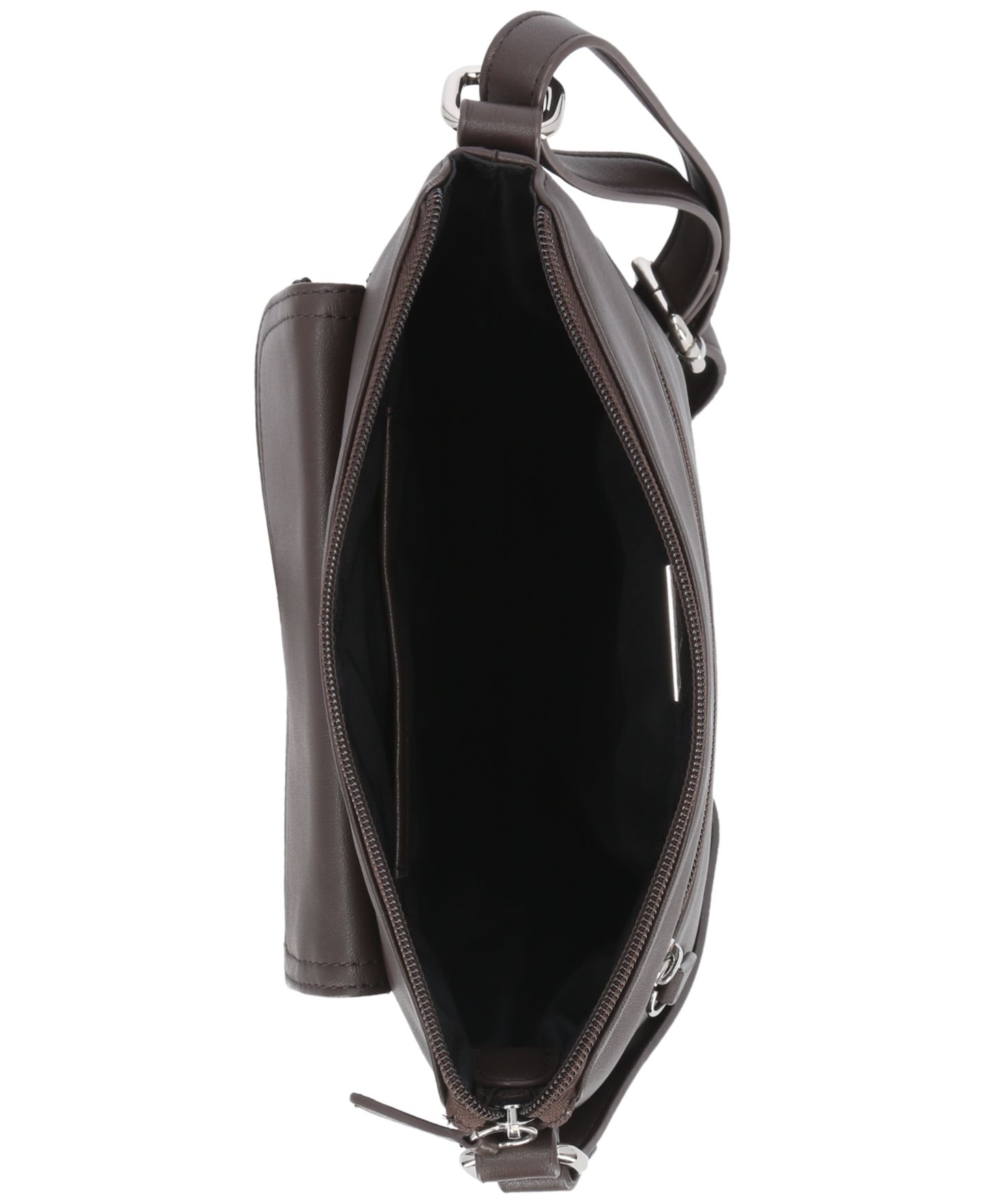 Женская сумка Giani Bernini Nappa Leather Venice Crossbody, цвет: Шоколадный — фото 3