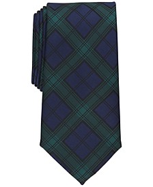 Men's Hoover Plaid Tie, Created for Macy's 