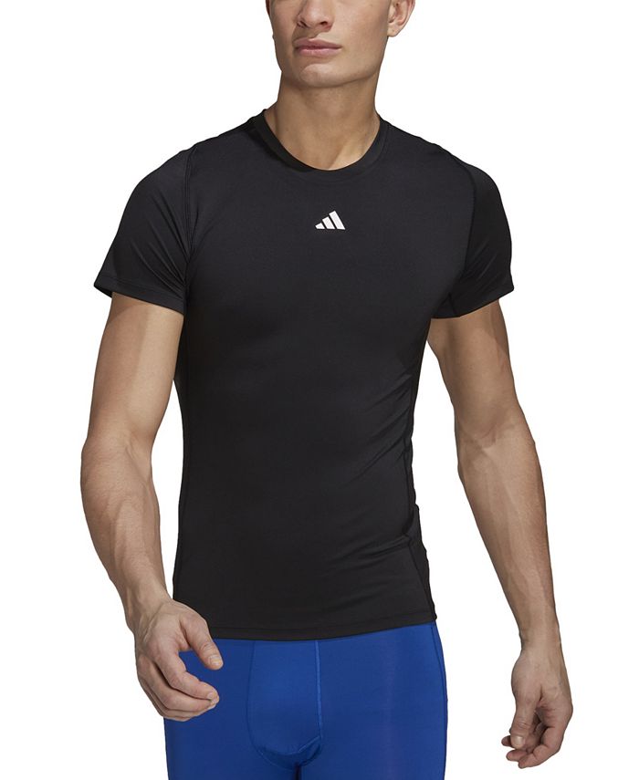 taza Desgastado Correspondiente a adidas Men's Techfit Performance Training T-Shirt - Macy's