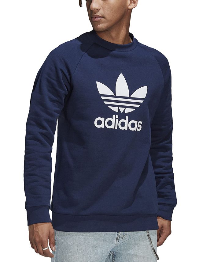 Trefoil Sweatshirt Adicolor - Men\'s Classics Macy\'s adidas Crewneck