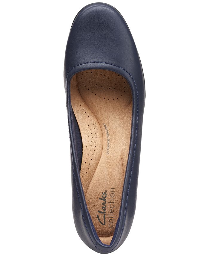 Clarks Women's Emily Belle SlipOn Cushioned Pumps & Reviews Heels