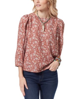 Sam Edelman - Clementine Puff Sleeve Keyhole Back Blouse