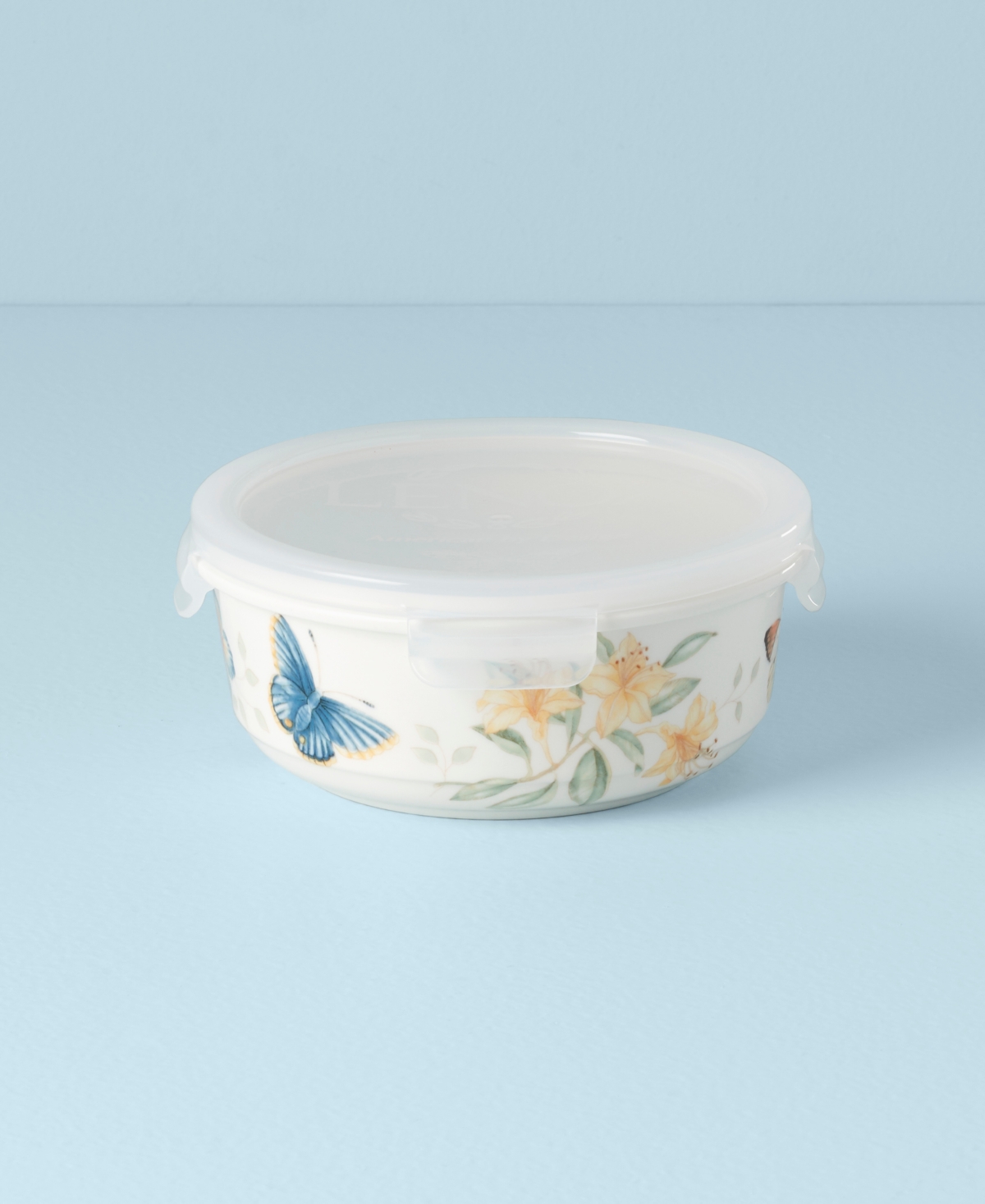Lenox Butterfly Meadow Kitchen Round Store & Serve, Exclusively at Macy's -pastel Floral And Botanical