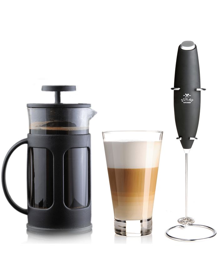 Zulay Kitchen French Press Coffee Pot and Milk Frother Set Macy's