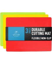 HIC Kitchen Flexible Cutting Board Mat, Set of 4