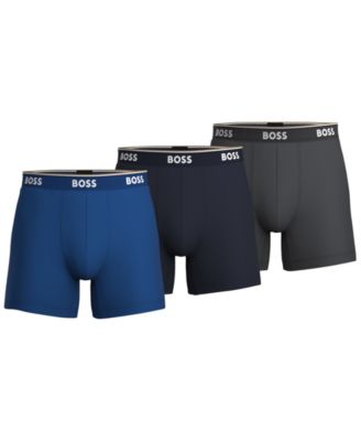Hugo Boss - Men's 3-Pk. Solid Boxer Briefs