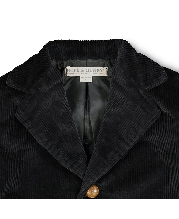 Hope & Henry Baby Boys Corduroy Blazer with Elbow Patches Macy's