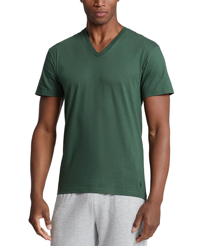 Polo Ralph Lauren Men's Classic-Fit V-Neck T-Shirts, 3-Pack - Macy's
