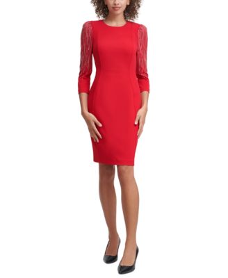 Calvin Klein Red Dresses for Women 