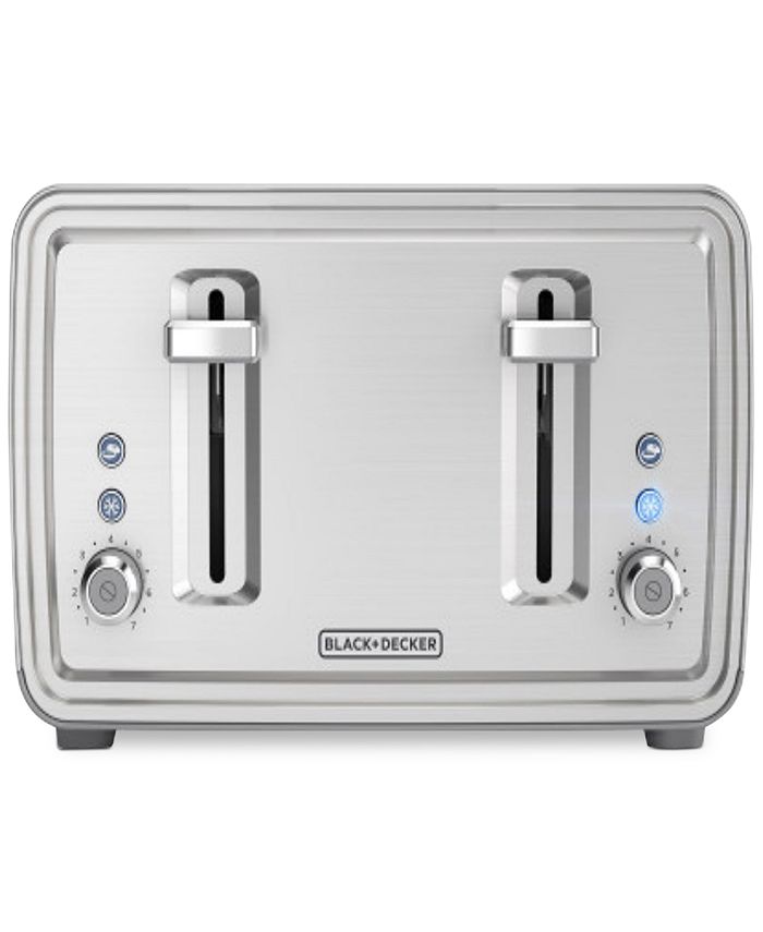 Black & Decker Stainless Steel 4Slice WideSlot Toaster Macy's