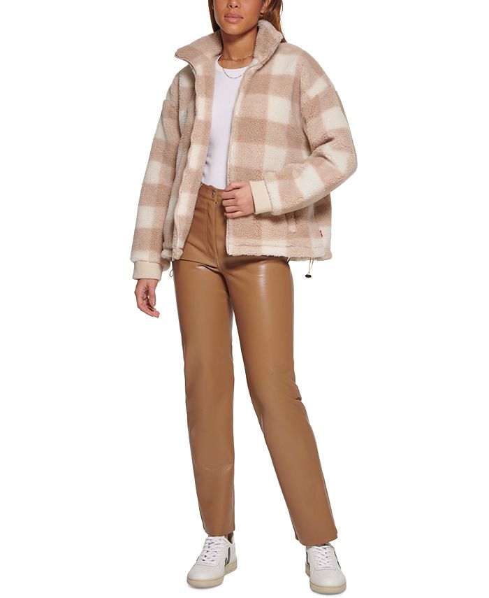 Levis sherpa plaid clearance