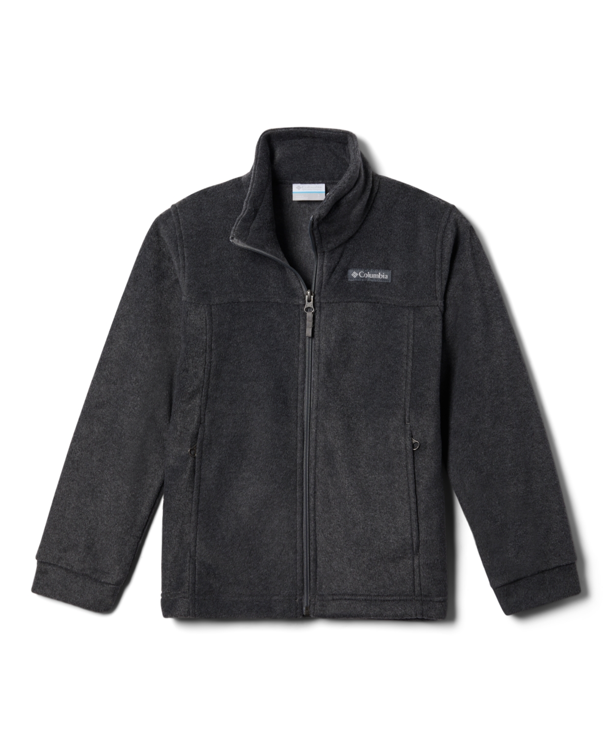 Columbia Big Boys Steens Mountain Fleece Jacket In Charcoal Heather