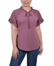 Purple Chiffon Blouse Shop Chiffon Blouse Macy s
