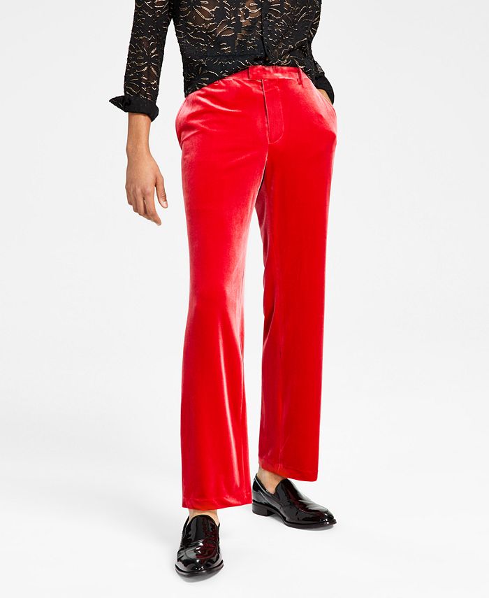 I.N.C. International Concepts Men's Owen SlimFit Velvet Suit Pants, Created for Macy's Macy's